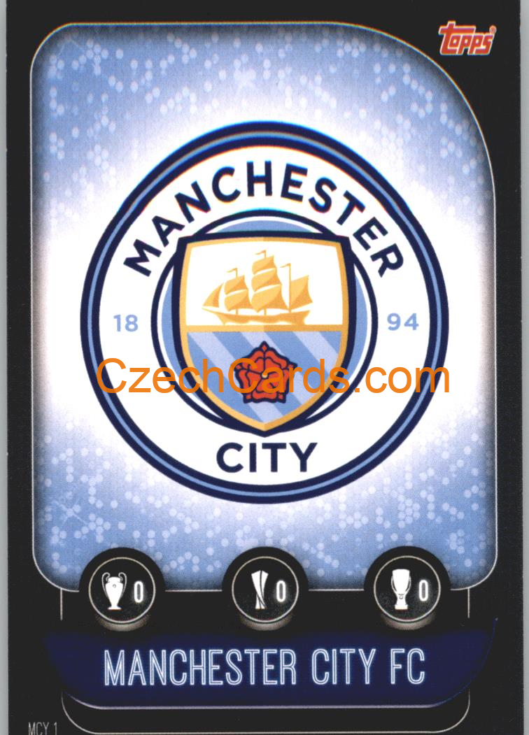 Manchester City Team Badge 2019/20 Topps Match Attax #MCY 1