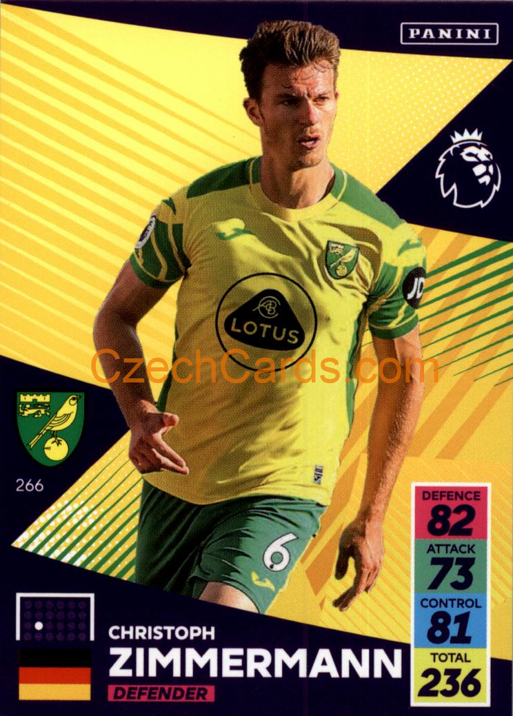 Christoph Zimmermann 2021/22 Panini Adrenalyn EPL #266