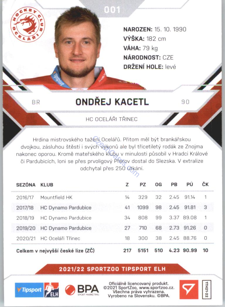Jakub Kovář 2022/23 SportZoo Tipsport EHL #20