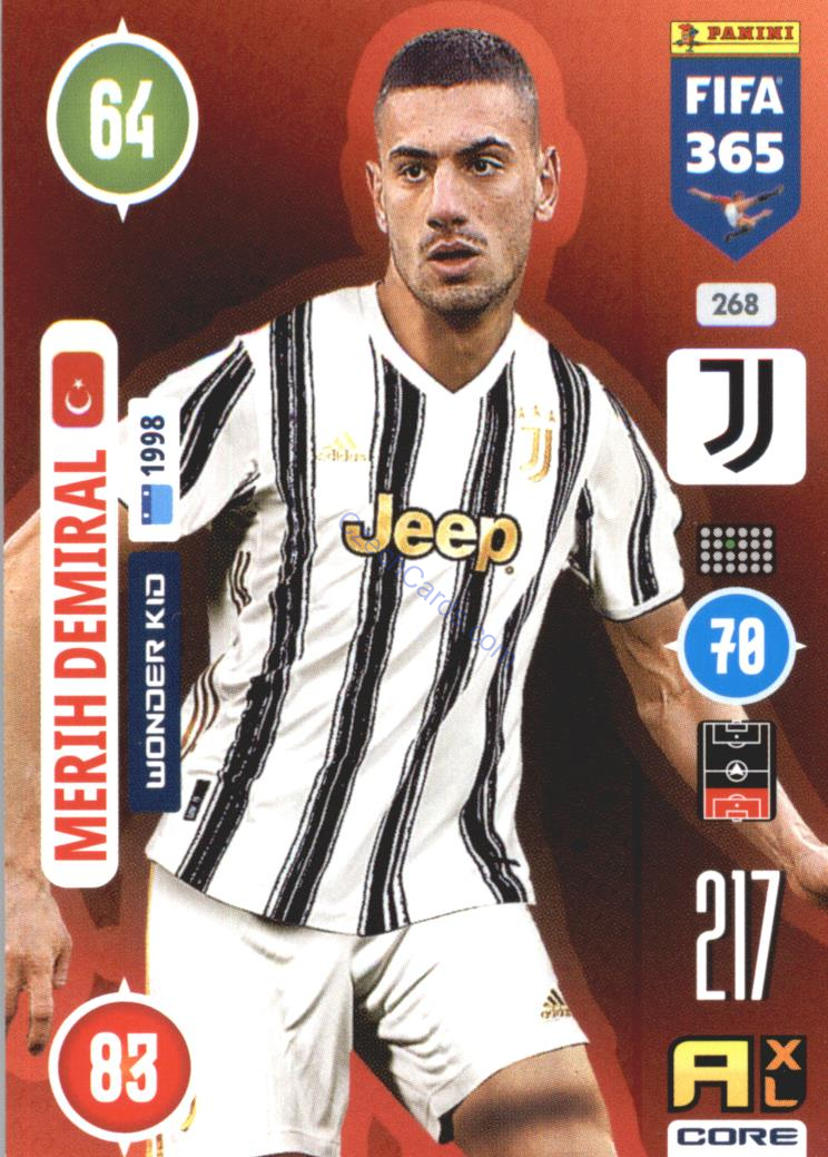 Merih Demiral 2021 FIFA 365 Adrenalyn Wonder Kid #268