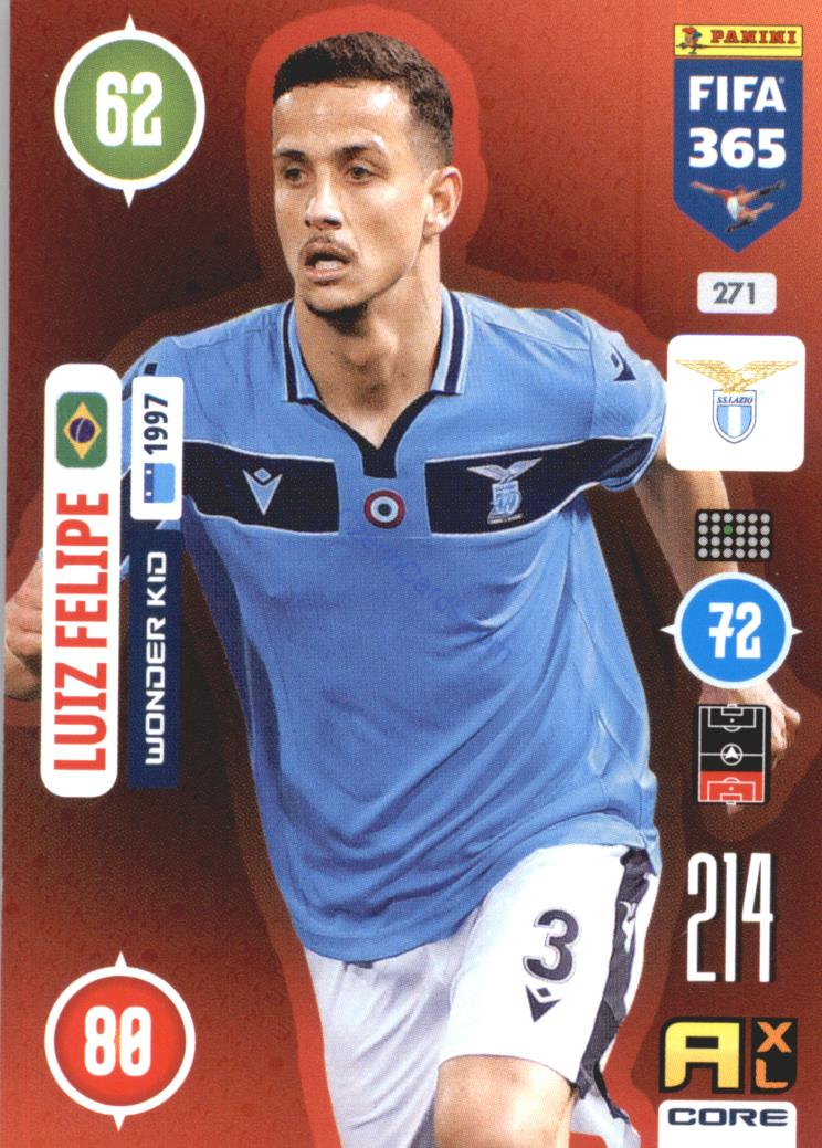 Luiz Felipe 2021 FIFA 365 Adrenalyn Wonder Kid #271