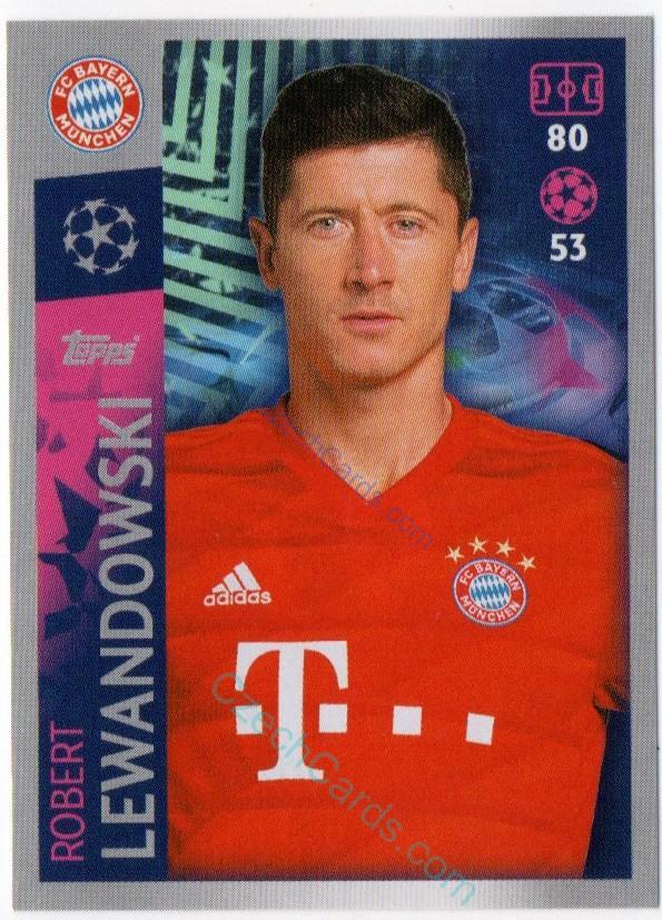 Robert Lewandowski 2019/20 Topps sticker #97