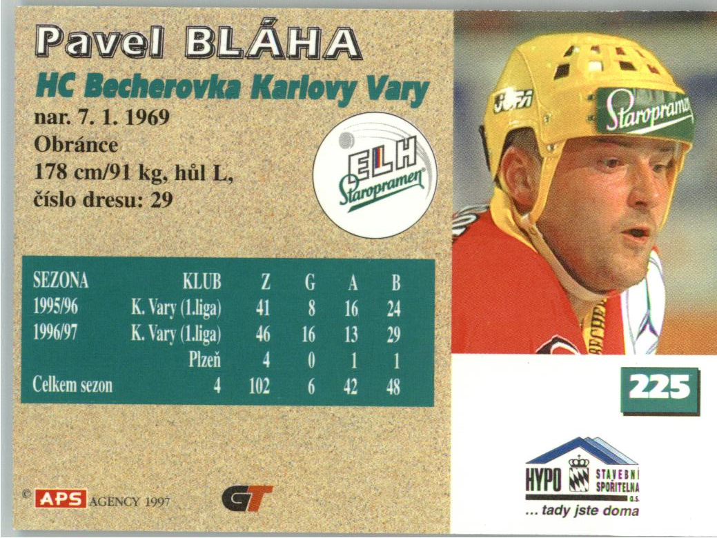 Pavel Bláha APS 97/98 #225