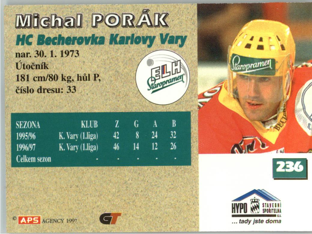 Michal Porák APS 97/98 #236