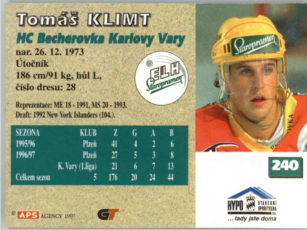 Tomáš Klimt APS 97/98 #240