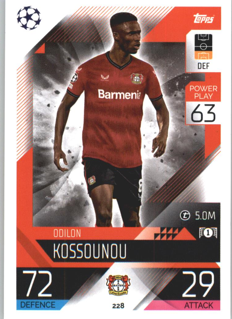 Odilon Kossounou Topps Match Attax 2022/23 #228