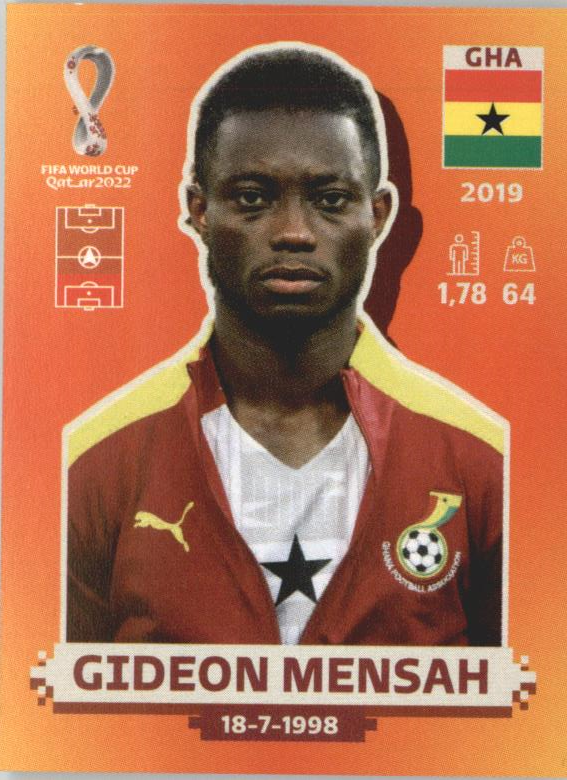 Gideon Mensah 2022 Panini WC Qatar Sticker #GHA 7