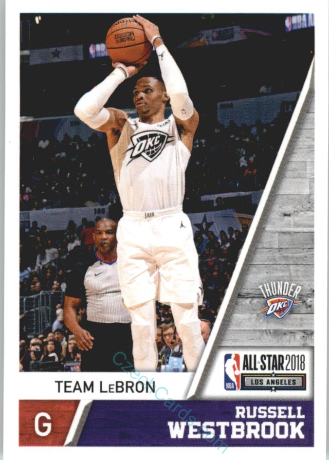 Russell Westbrook 2018/19 Panini sticker Euro ed. #9