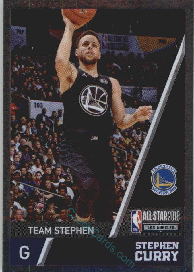 Stephen Curry 2018/19 Panini sticker Euro ed. foil #12