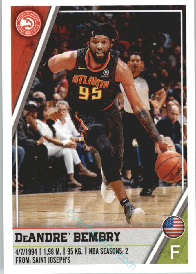 DeAndre' Bembry 2018/19 Panini sticker Euro ed. #28