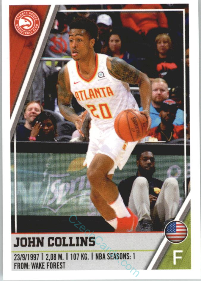 John Collins 2018/19 Panini sticker Euro ed. #29