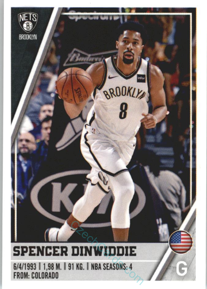 Spencer Dinwiddie 2018/19 Panini sticker Euro ed. #54