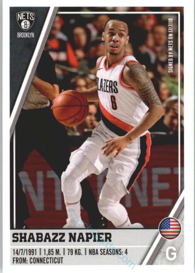 Shabazz Napier 2018/19 Panini sticker Euro ed. #57