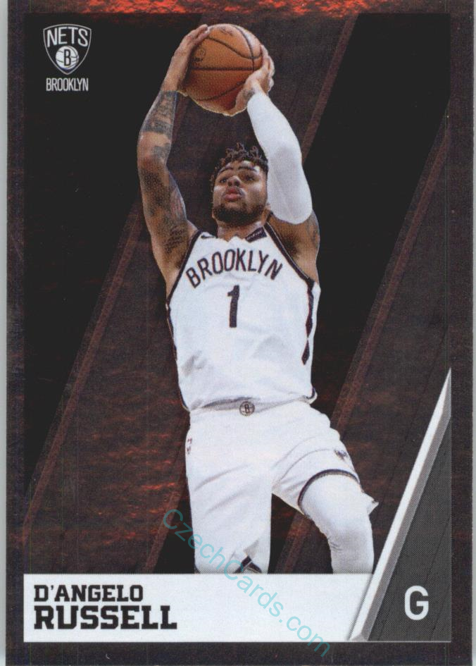 D'Angelo Russell 2018/19 Panini sticker Euro ed. foil #60