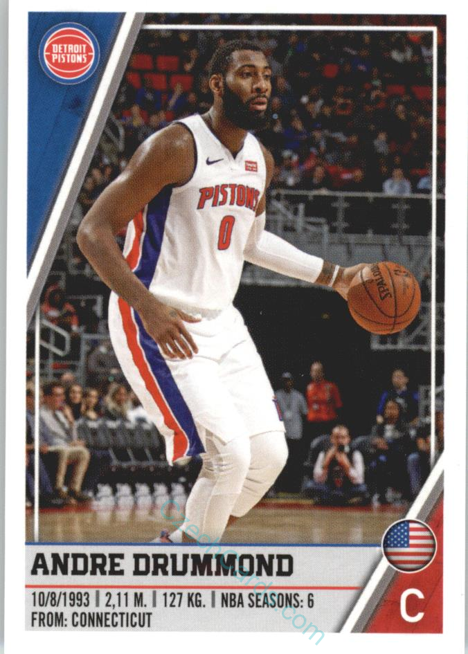 Andre Drummond 2018/19 Panini sticker Euro ed. #102