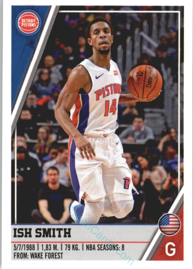 Ish Smith 2018/19 Panini sticker Euro ed. #106