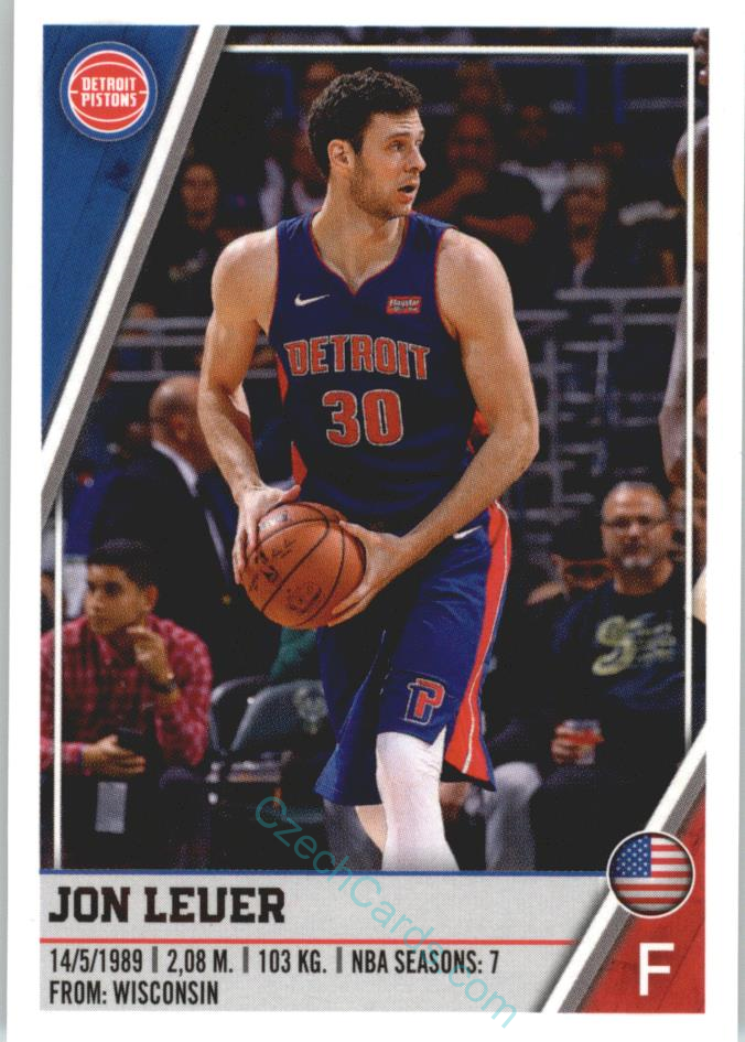 Jon Leuer 2018/19 Panini sticker Euro ed. #109