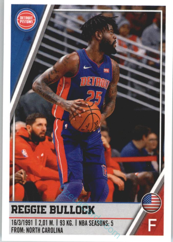 Reggie Bullock 2018/19 Panini sticker Euro ed. #110