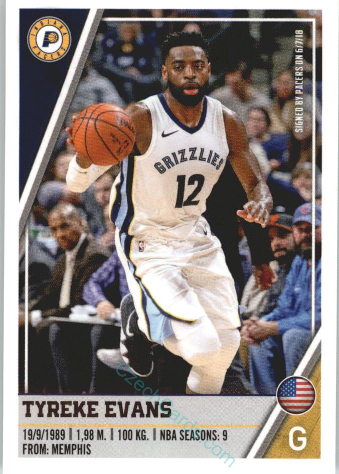 Tyreke Evans 2018/19 Panini sticker Euro ed. #122
