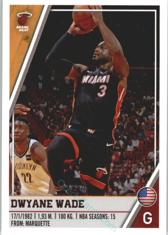 Dwyane Wade 2018/19 Panini sticker Euro ed. #135