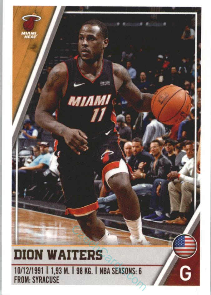 Dion Waiters 2018/19 Panini sticker Euro ed. #136