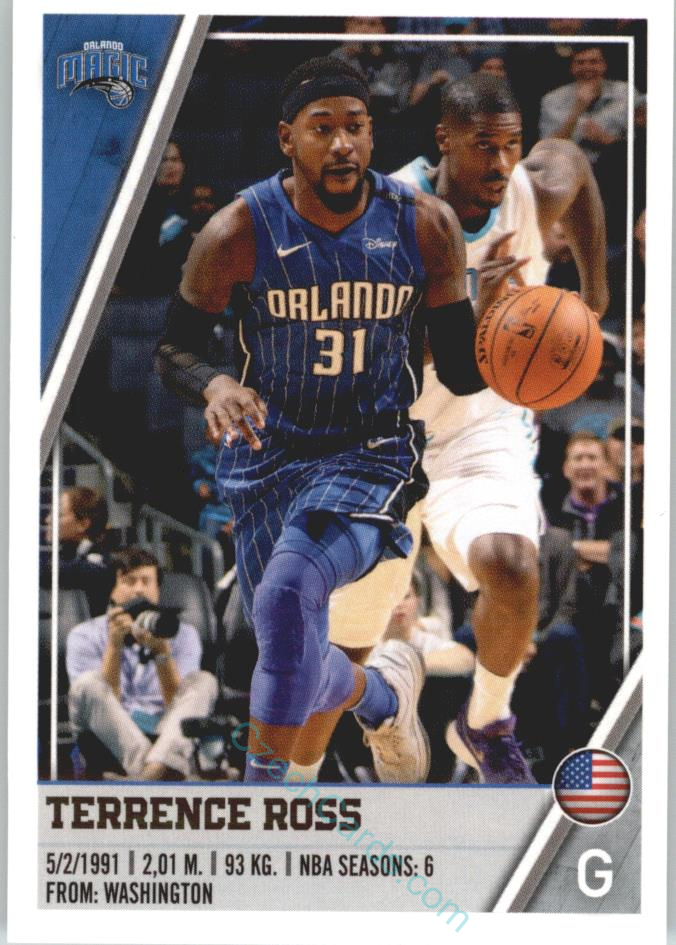 Terrence Ross 2018/19 Panini sticker Euro ed. #174