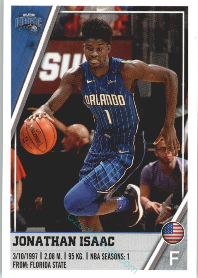Jonathan Isaac 2018/19 Panini sticker Euro ed. #175