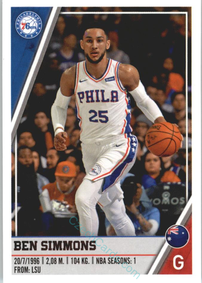 Ben Simmons 2018/19 Panini sticker Euro ed. #181