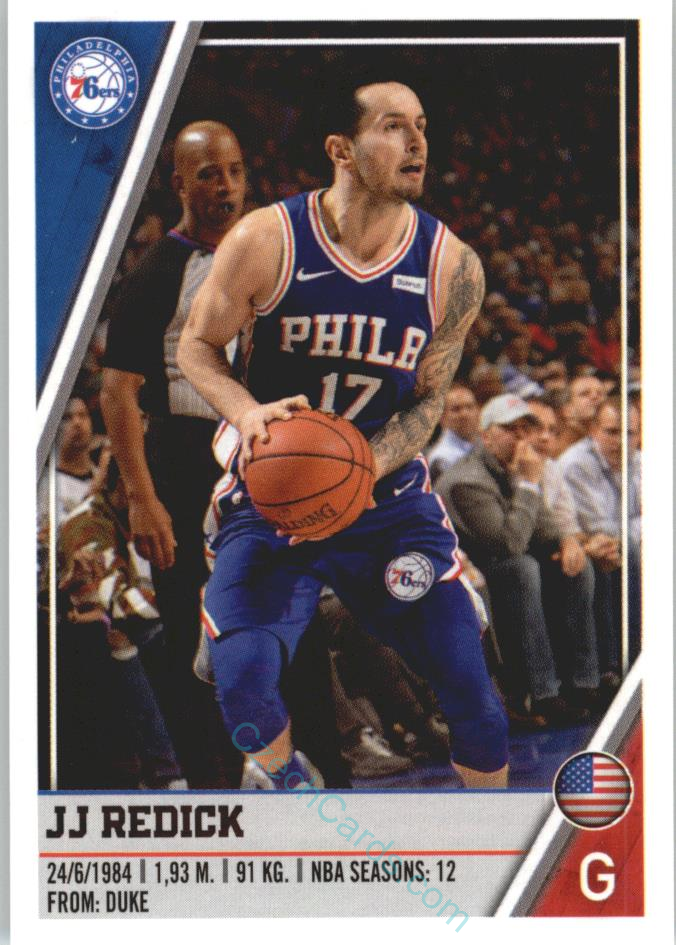 JJ Redick 2018/19 Panini sticker Euro ed. #183