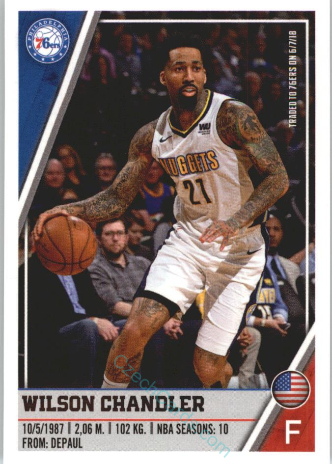 Wilson Chandler 2018/19 Panini sticker Euro ed. #188