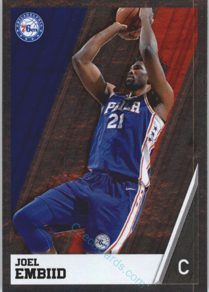 Joel Embiid 2018/19 Panini sticker Euro ed. foil #190