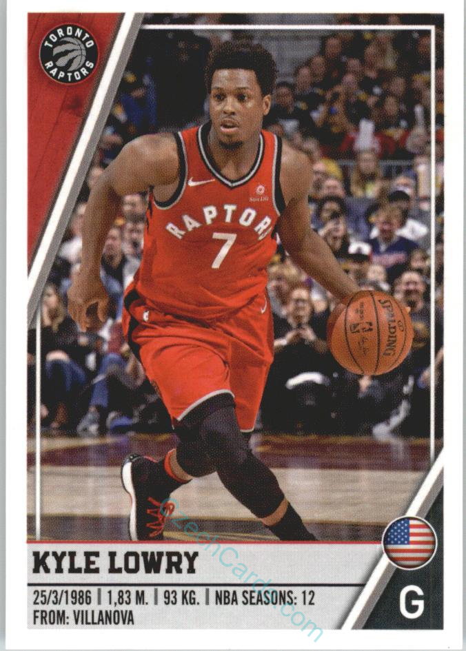 Kyle Lowry 2018/19 Panini sticker Euro ed. #194