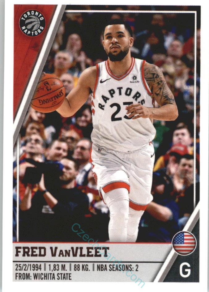 Fred VanVleet 2018/19 Panini sticker Euro ed. #201