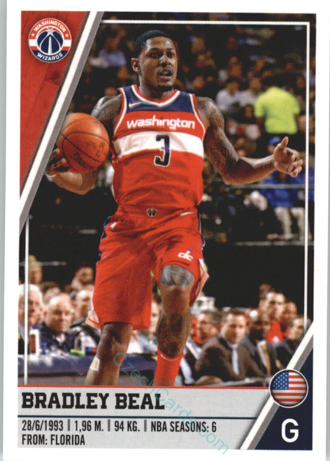 Bradley Beal 2018/19 Panini sticker Euro ed. #205