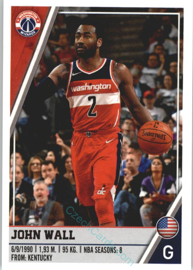 John Wall 2018/19 Panini sticker Euro ed. #206