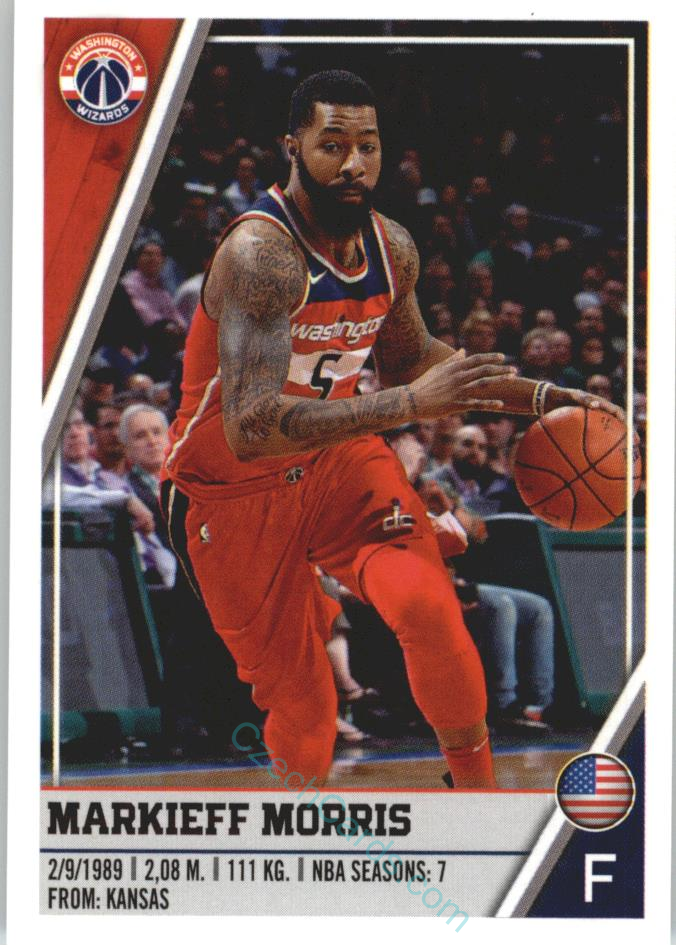 Markieff Morris 2018/19 Panini sticker Euro ed. #210