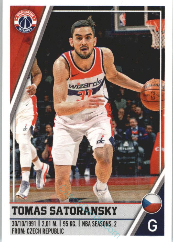 Tomas Satoransky 2018/19 Panini sticker Euro ed. #213