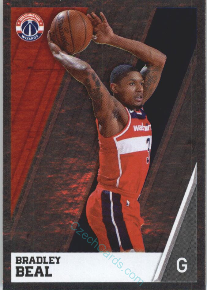 Bradley Beal 2018/19 Panini sticker Euro ed. foil #216