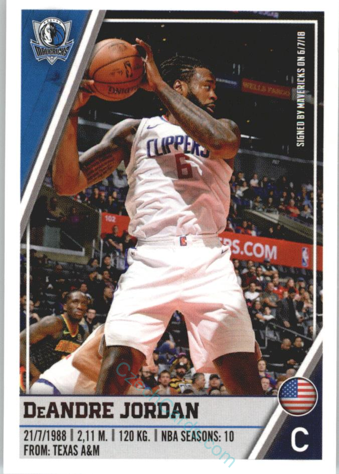 DeAndre Jordan 2018/19 Panini sticker Euro ed. #226