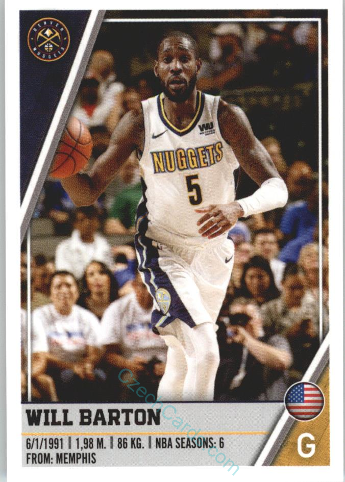 Will Barton 2018/19 Panini sticker Euro ed. #232