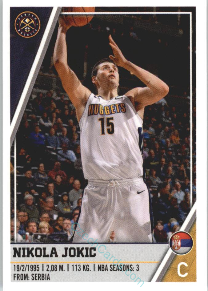 Nikola Jokic 2018/19 Panini sticker Euro ed. #233