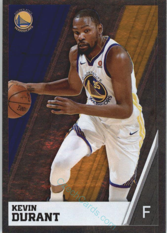 Kevin Durant 2018/19 Panini sticker Euro ed. foil #251