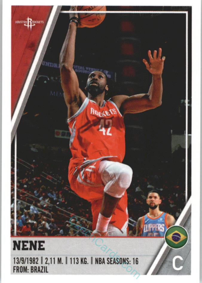 Nenê 2018/19 Panini sticker Euro ed. foil #266