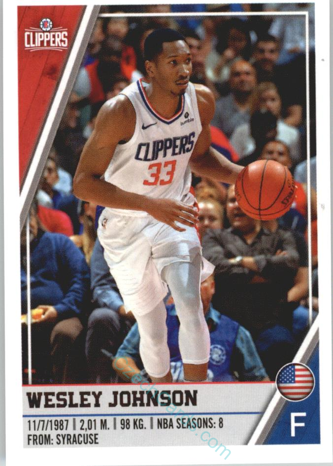 Wesley Johnson 2018/19 Panini sticker Euro ed. #278