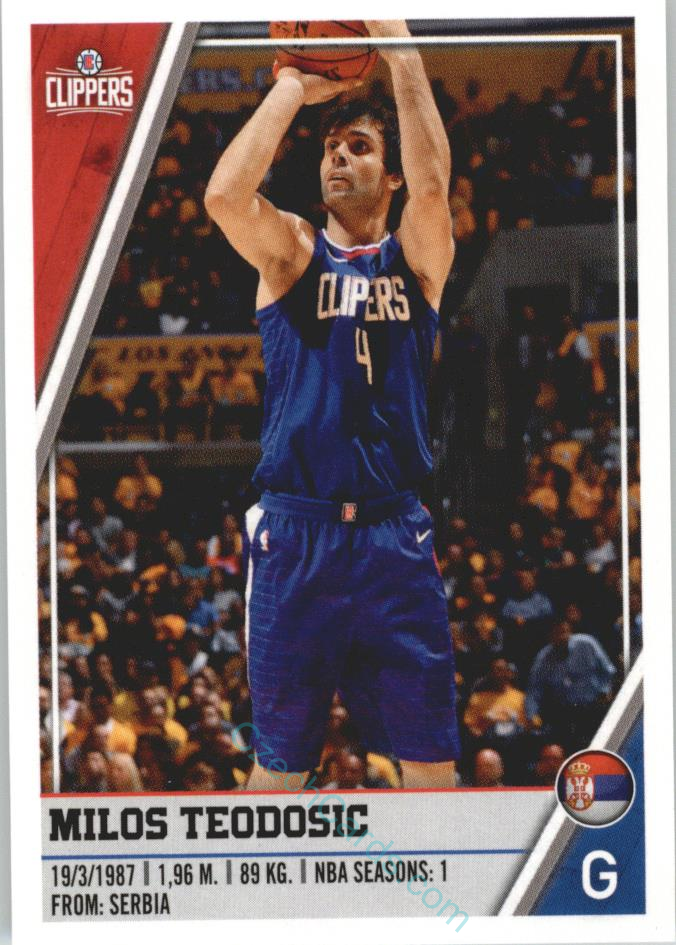 Milos Teodosic 2018/19 Panini sticker Euro ed. #279