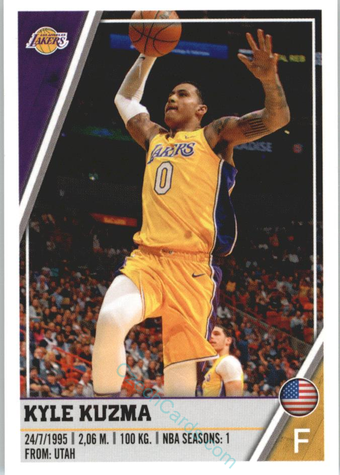 Kyle Kuzma 2018/19 Panini sticker Euro ed. #288