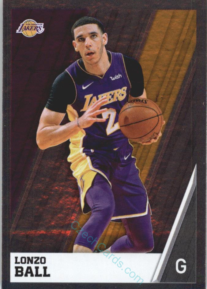 Lonzo Ball 2018/19 Panini sticker Euro ed. foil #294