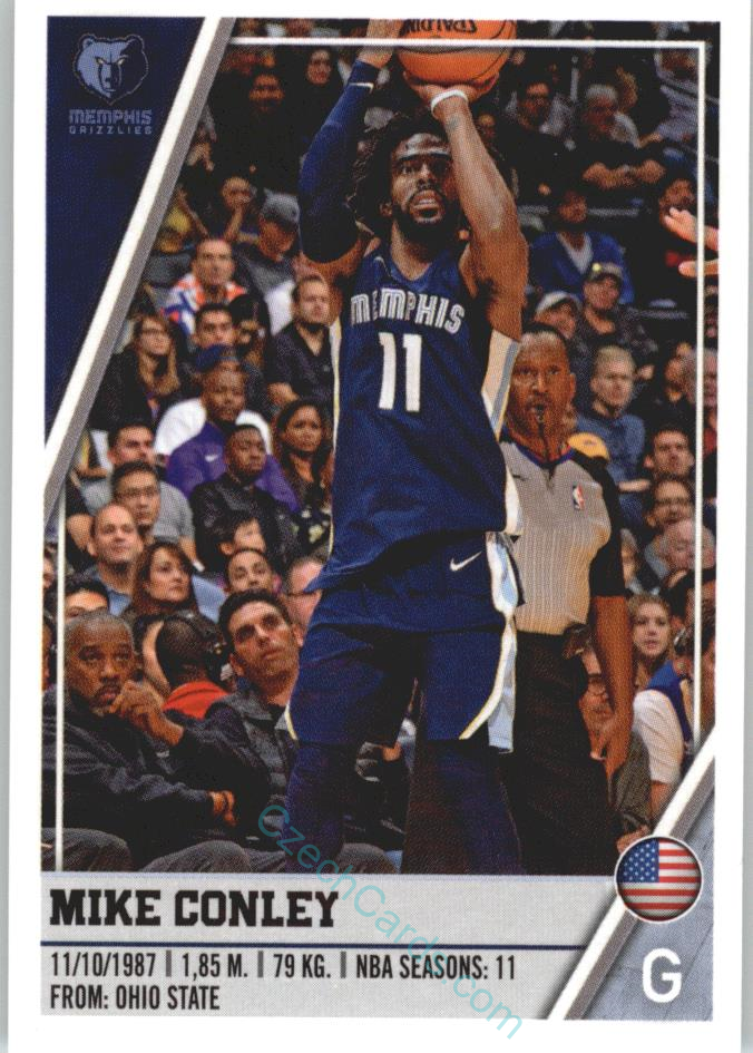 Mike Conley 2018/19 Panini sticker Euro ed. #297
