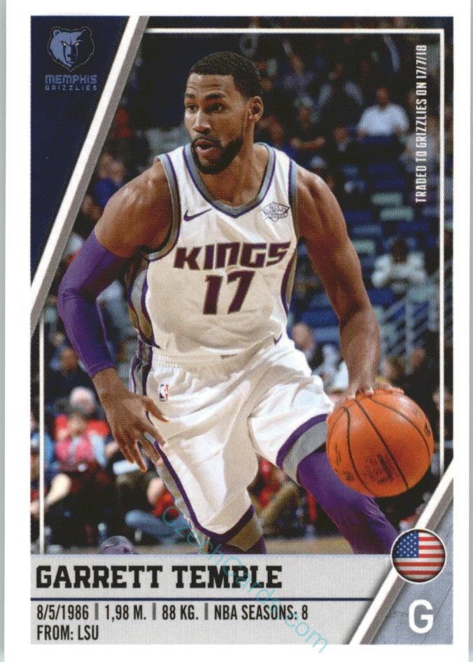 Garrett Temple 2018/19 Panini sticker Euro ed. #304