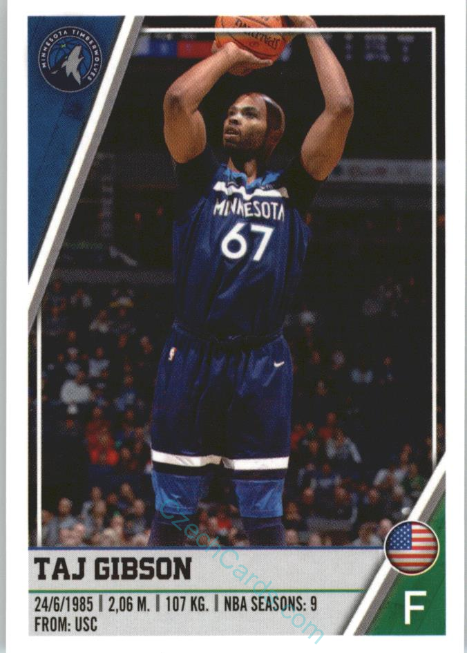 Taj Gibson 2018/19 Panini sticker Euro ed. #313